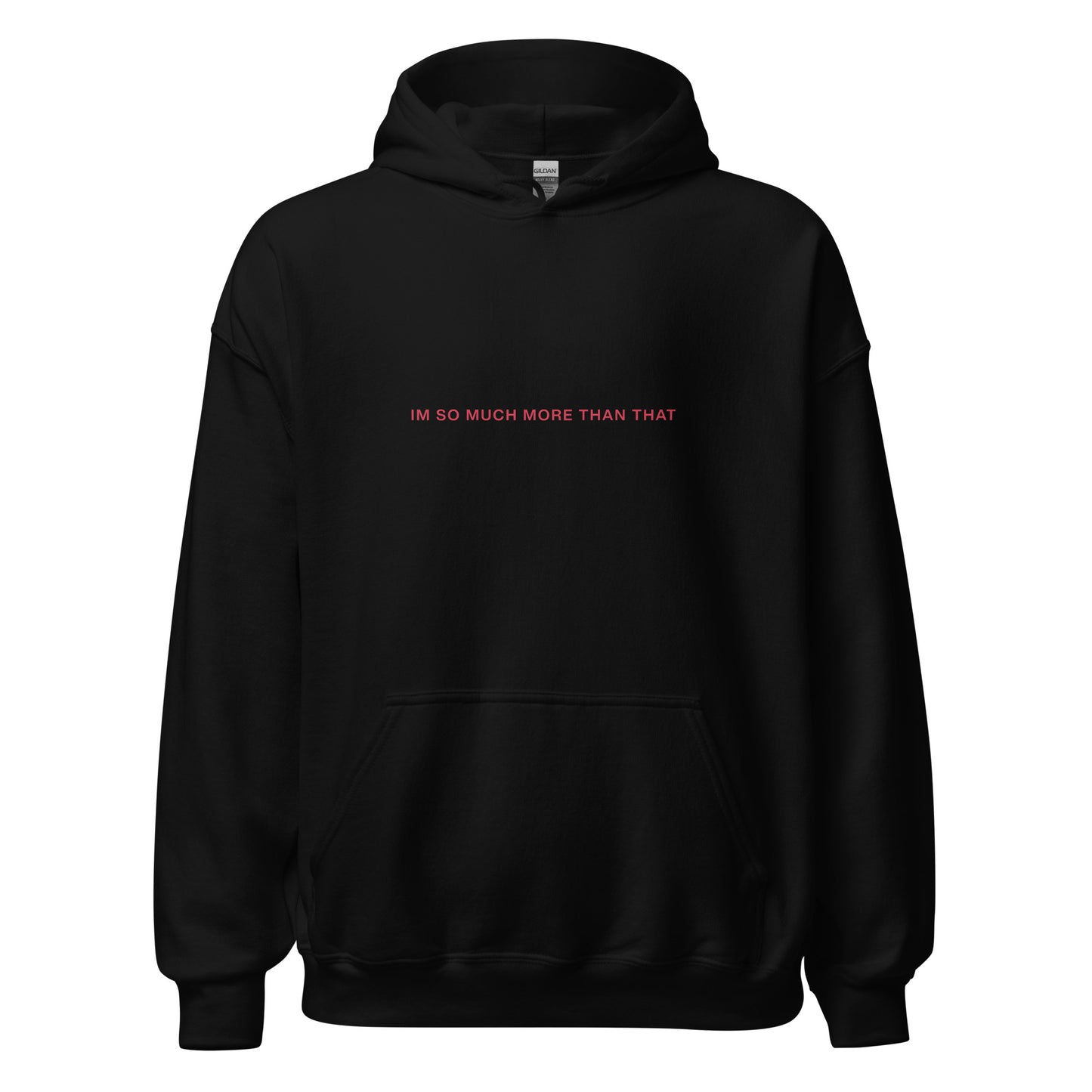 STOP JUDGING ME ON MY AGE HOODIE - Red Font