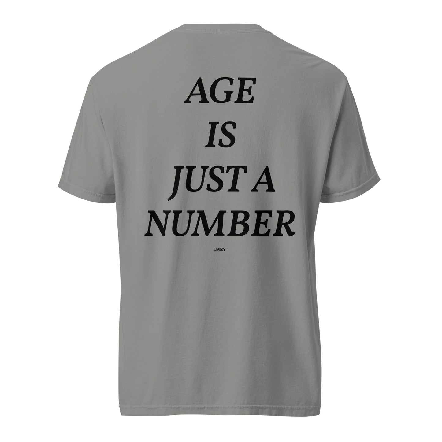 AGE IS JUST A NUMBER TEE - Black Font
