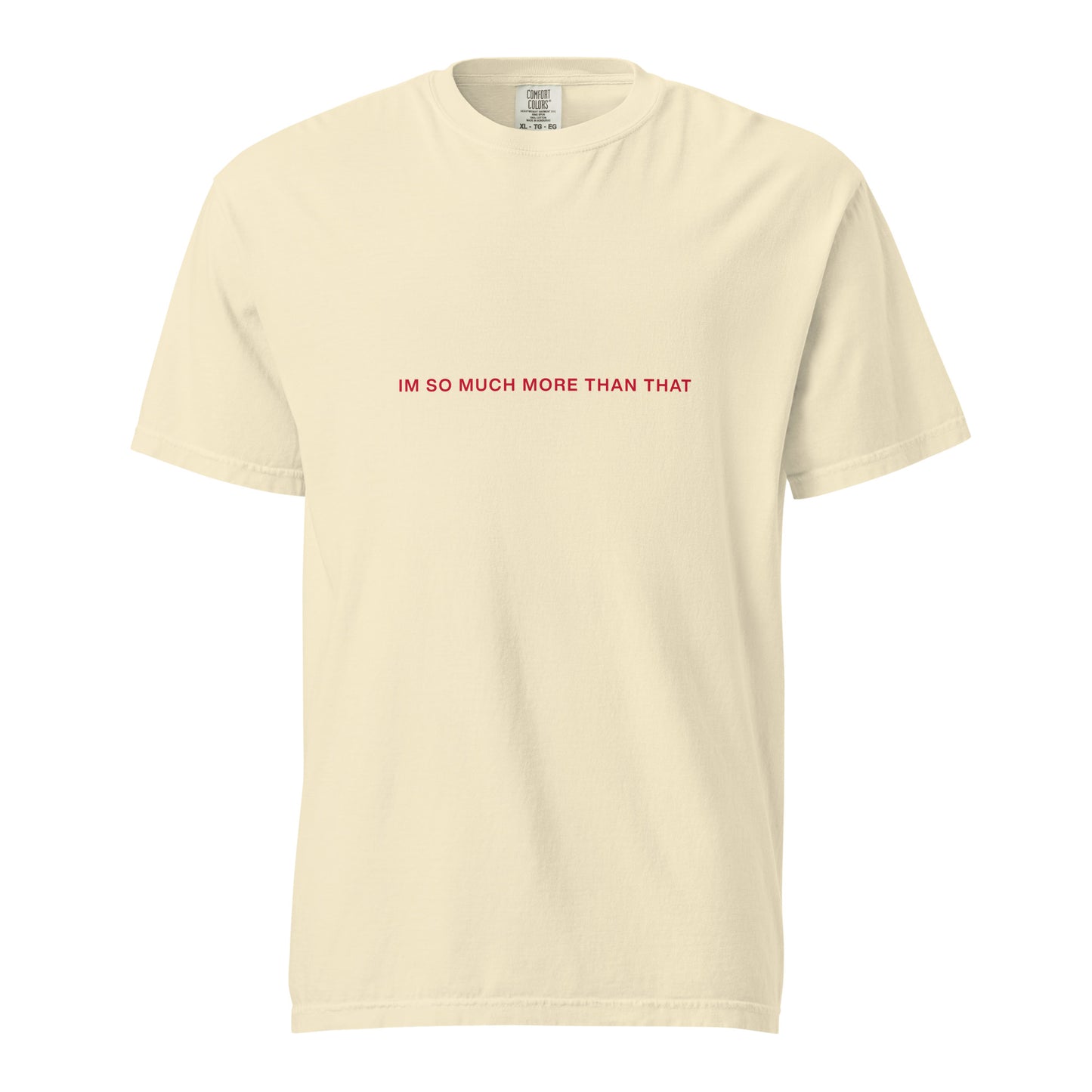 STOP JUDGING ME ON MY AGE TEE - Red Font