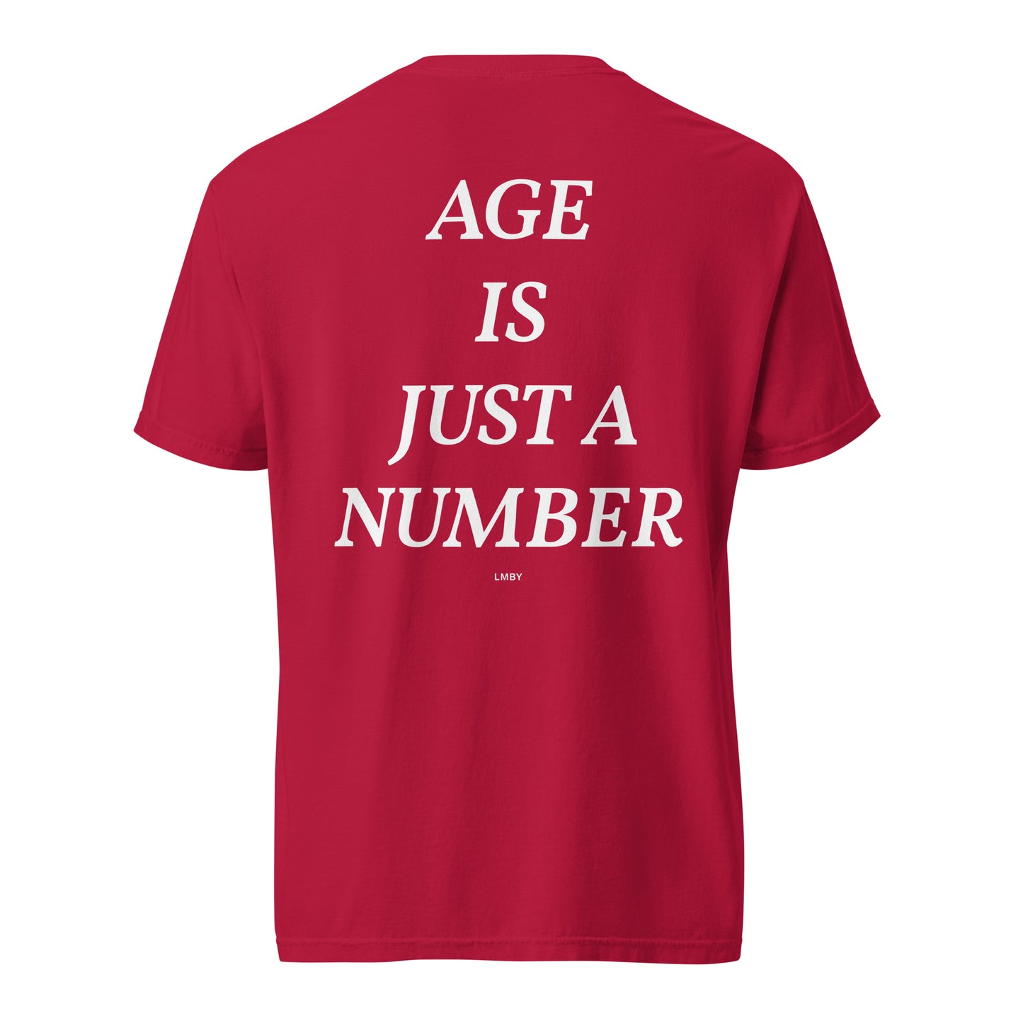 AGE IS JUST A NUMBER TEE - White Font