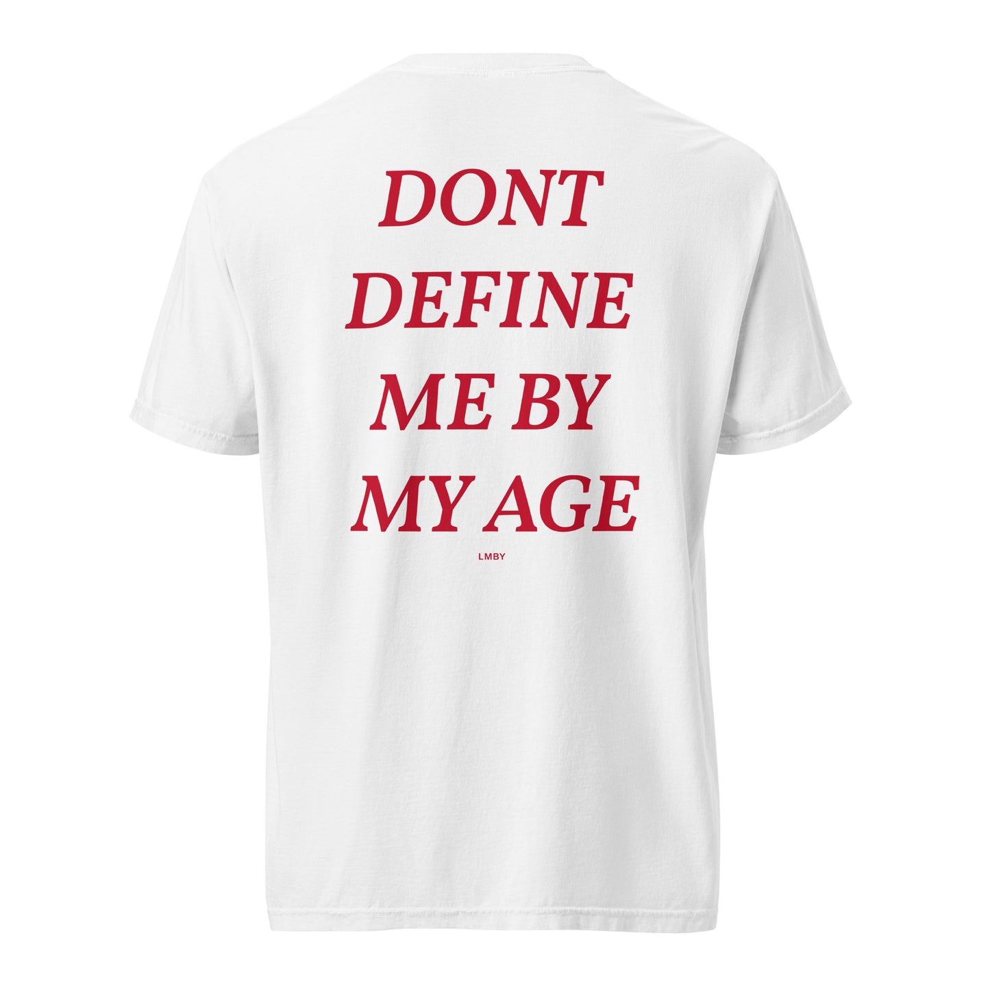 DEFINE ME BY MY POTENTIAL TEE - Red Font